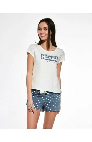 Pijama pentru fete adolescente 100% bumbac, Cornette G363-033