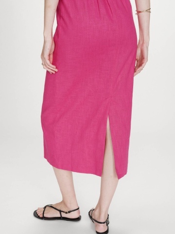 Rochie Veranys fucsia din in - Img 4