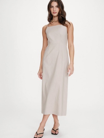 Rochie Veranys nisipie din in - Img 1