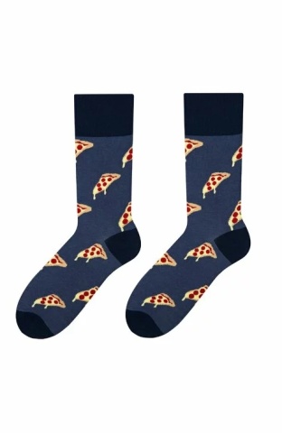 Sosete barbati, model Pizza - More S079148 bleumarin