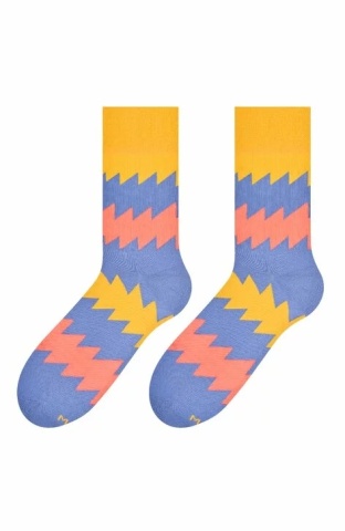 Sosete barbati, model Zigzag - More S079212 detaliu gri