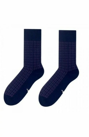 Sosete bumbac pentru barbati, model Modern - More S051B072 bleumarin