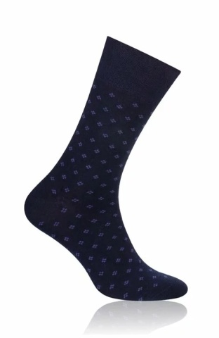 Sosete bumbac pentru barbati - Steven S056-C079 bleumarin