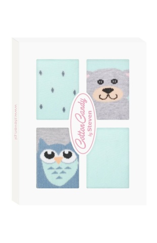 Sosete cu model pentru copii, in cutie cadou - Steven S144-B003