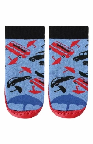 Sosete cu talpa piele pentru baieti - Marilyn Home Socks - Img 4