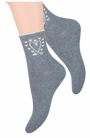 Sosete dama - Steven S099-442 gri