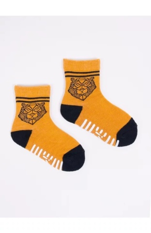 Sosete flausate pentru baieti, ABS, YO Club SK20, multicolor