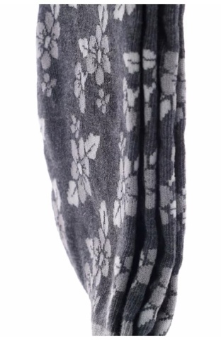 Sosete lungi barbati, model Flowers - More S051-091 gri - Img 6
