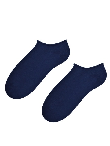 Sosete scurte dama, fara compresie - Steven S041-16 bleumarin
