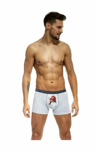Boxeri barbati cu model vesel - Cornette Tattoo Mini M280-121