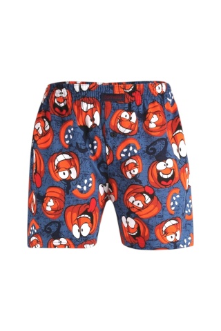 Boxeri barbati plus size pentru dormit, 100% bumbac - Cornette Classic M011-112 Pumpkin - Img 3