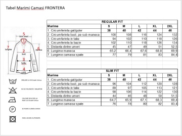 Camasa premium barbati, bumbac, slim fit - FRONTERA - roz cu bezati - Img 5