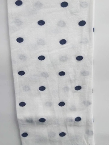 Ciorapi albi cu buline pentru fetite - Knittex Nela - Img 3