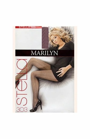 Ciorapi subtiri de dama cu model - Marilyn Stella 303, 30 DEN