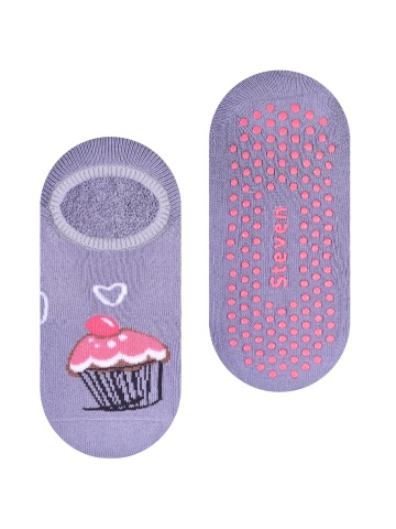 Cipici flausati fete, ABS pe talpa, Steven S134-027 gri