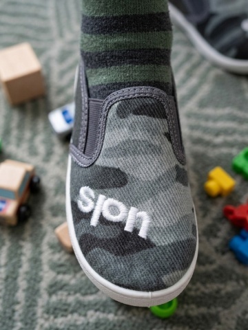 Espadrile gri pentru copii - Zetpol PAWEL 65 - Img 3