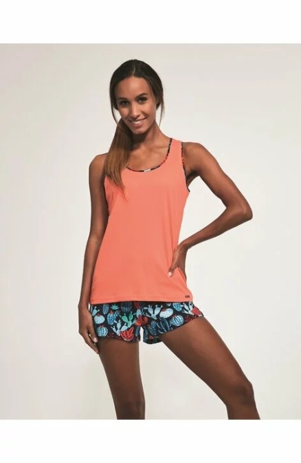 Pijama dama, 100% bumbac, Cornette W375-184 - Img 1