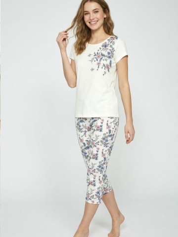 Pijama dama, 100% bumbac, marimi pana la 5XL