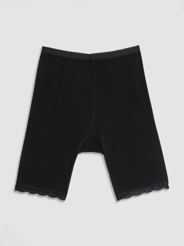 Set de dama 2 perechi chiloti tip pantalon cu talie inalta si crac lung - Cotonella - Img 6
