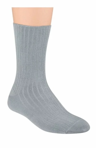Sosete barbati, fara compresie, viscoza de bambus, culoare gri - Steven S165-02
