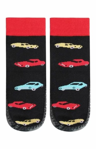 Sosete cu talpa piele pentru baieti - Marilyn Home Socks - Img 2