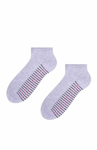 Sosete sport, scurte pentru barbati - Steven S054-192 gri deschis