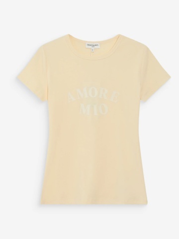 Tricou dama Valerio vanilie din bumbac - Img 5
