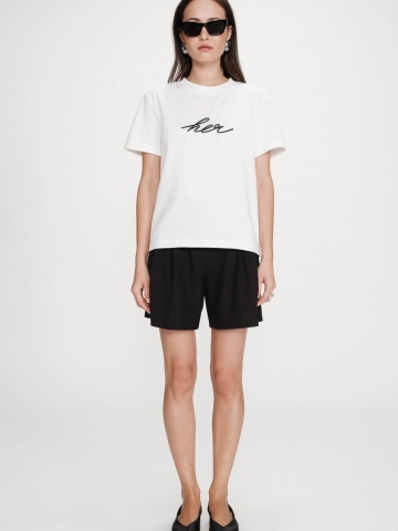 Tricou de dama Vanders ivory din bumbac - Img 3