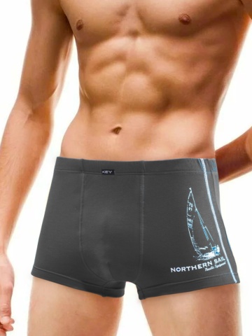 Boxeri din bumbac pentru barbati - Key Underwear MXH 697