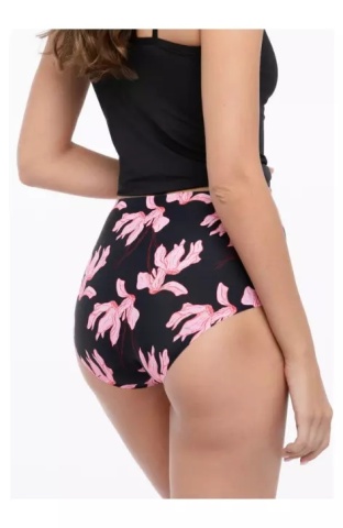 Chilot dama fara cusaturi, Invisible-Line Julimex Cyclamen Maxi - print floral - Img 3