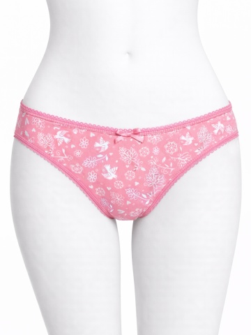 Chiloti din bumbac pentru fete, set 2 perechi - Key Underwear