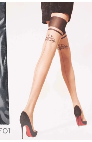 Ciorapi de dama cu model - Marilyn Allure F01, 20 DEN