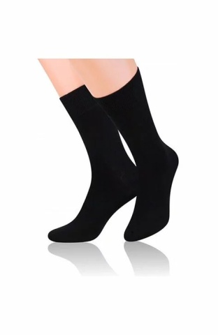 Sosete barbati, bambus, culoare negru - Steven S124-01