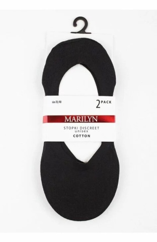 Talpici dama, bumbac - set 2 perechi - Marilyn Discreet Women - Img 2