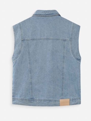 Vesta Vallonia skyblue oversize din denim - Img 16