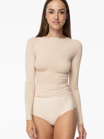 Bluza de dama de corp elastica cu maneca lunga - Julimex