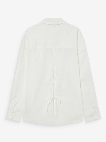 Camasa Valerie ivory oversize din bumbac - Img 7