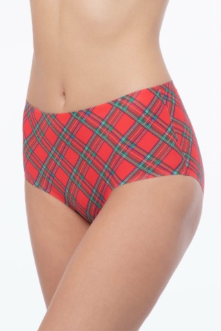 Chilot dama fara cusaturi, Invisible-Line Julimex Scotch Maxi rosu - Img 4