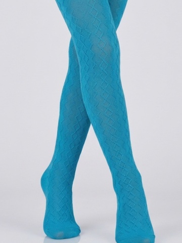 Ciorapi din microfibra cu model pentru fetite, 40den - Knittex Lidka - Img 6