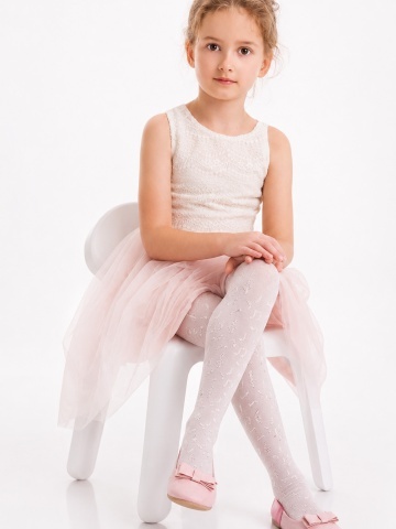 Ciorapi fetite, model note muzicale, 40 den - Knittex Doremi - Img 2