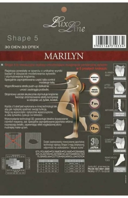 Ciorapi modelatori - Marilyn LuxLine Shape 5, 30 DEN - Img 7