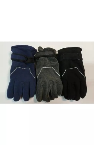 Manusi pentru barbati din polar RP009, bleumarin, gri, negru - YO Club - Img 2