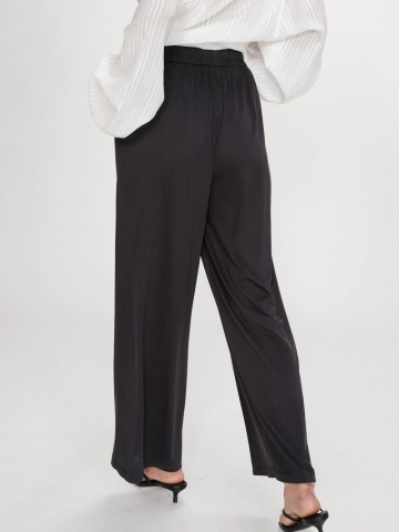 Pantaloni Pax gri antracit, largi cu talie elastica - Img 3