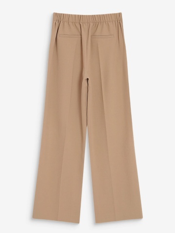 Pantaloni Valigny camel drepti cu talie inalta - Img 7
