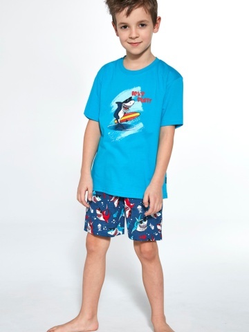 Pijama baieti 1-8 ani, 100% bumbac, Cornette B789-090