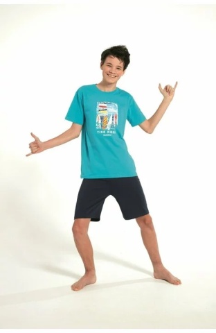 Pijama pentru baieti adolescenti 100% bumbac, Cornette B519-037