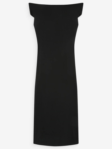 Rochie Vanity lunga neagra cu umar asimetric - Img 7
