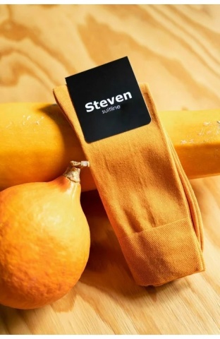 Sosete barbatesti din bumbac pentru pantofi - Steven S056-078 galben