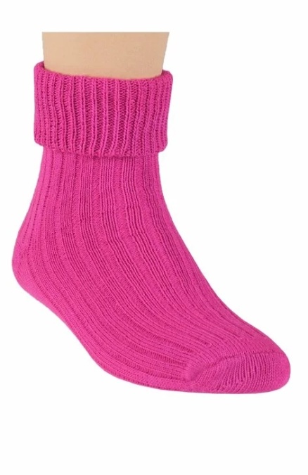 Sosete dama pentru dormit - Steven S067-013 roz fucsia - Img 4