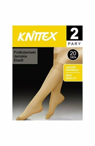 Sosete de dama 3/4 din poliamida Elastil - Knittex - Img 2